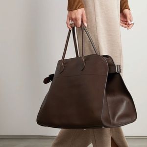 The Row Soft Margaux 17 Leather Bag